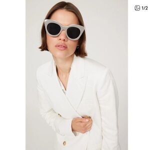 EUC Thom Browne Gray cat eye retro style Sunglasses